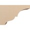 Ekena Millwork 9"W x 27"D x 18"H Classic Asheboro Rough Cedar Woodgrain TimberThane Corbel, Primed Tan CORUR09X27X18ASHRCPR - alternate 6